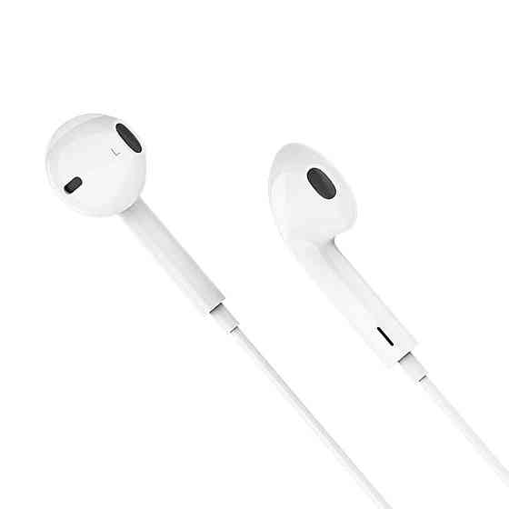 Навушники HOCO M101 Crystal joy wire-controlled earphones with microphone White Киев