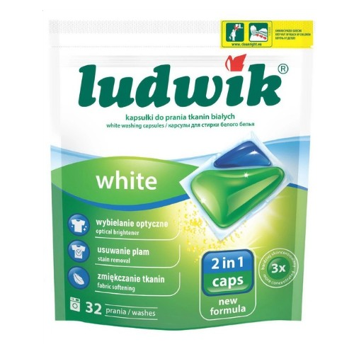 Капсули для прання для білих тканин 32шт Ludwik Житомир