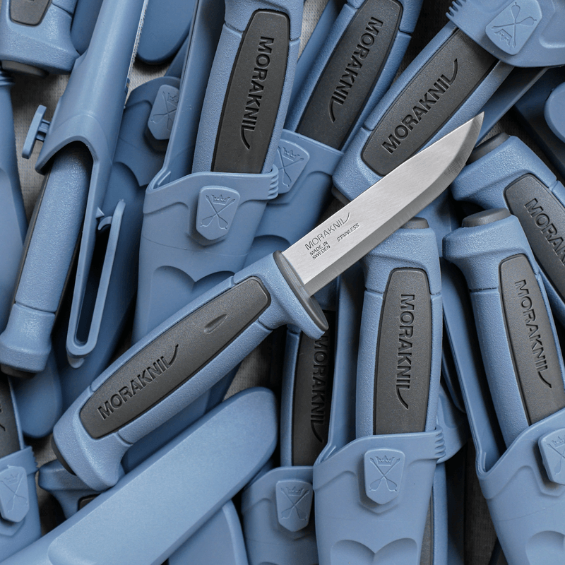 Туристичний Ніж із чохлом Morakniv "Basic 546 LE 2022" Blue (14048) Нержавіюча сталь Нововолинськ - фото 7