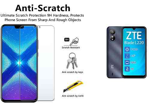 Захисне скло NeoGlass для ZTE Blade L220 – надпрозоре та стійке Київ