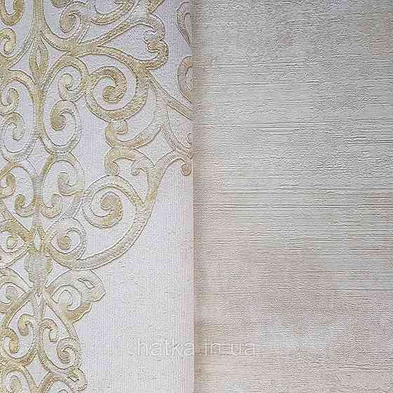 Шпалери метрові вінілові на флізелін 24 Carati Cristiana Masi під штукатурку структурні пісочний бежеві Київ