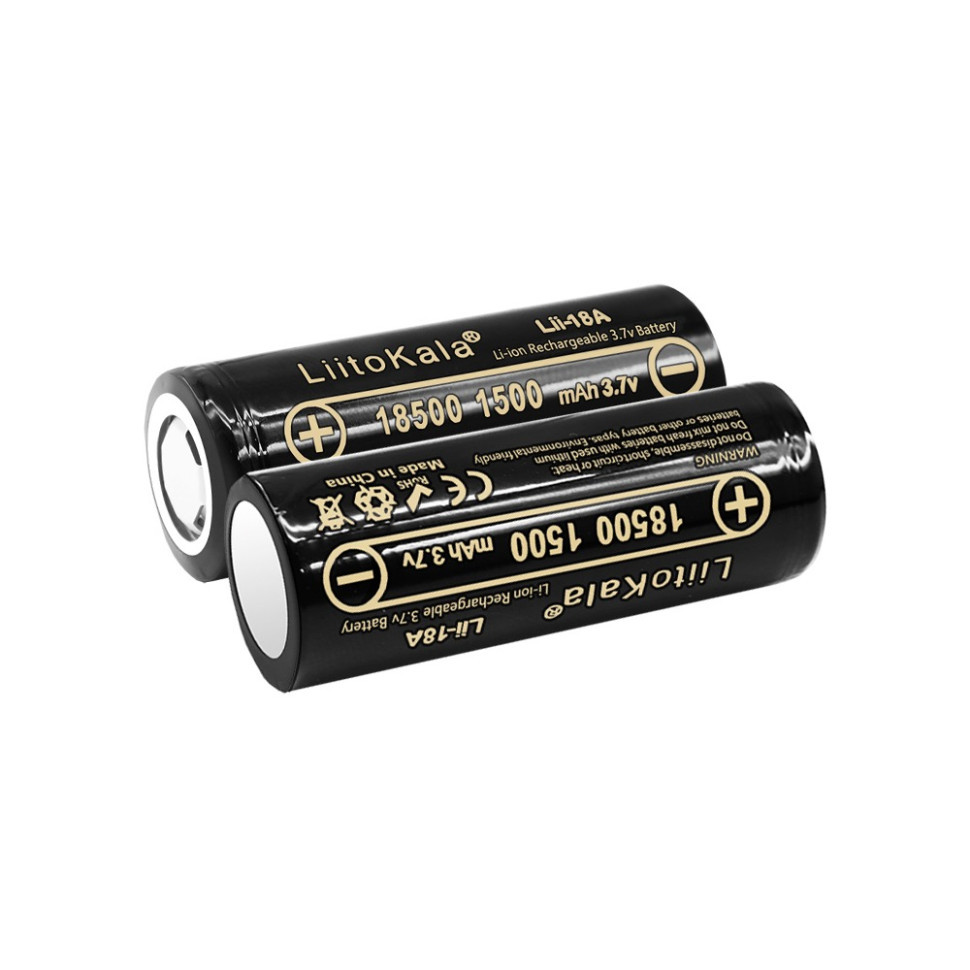 Акумулятор LiitoKala Lii-18A 18500 1500mah battery Київ - фото 3