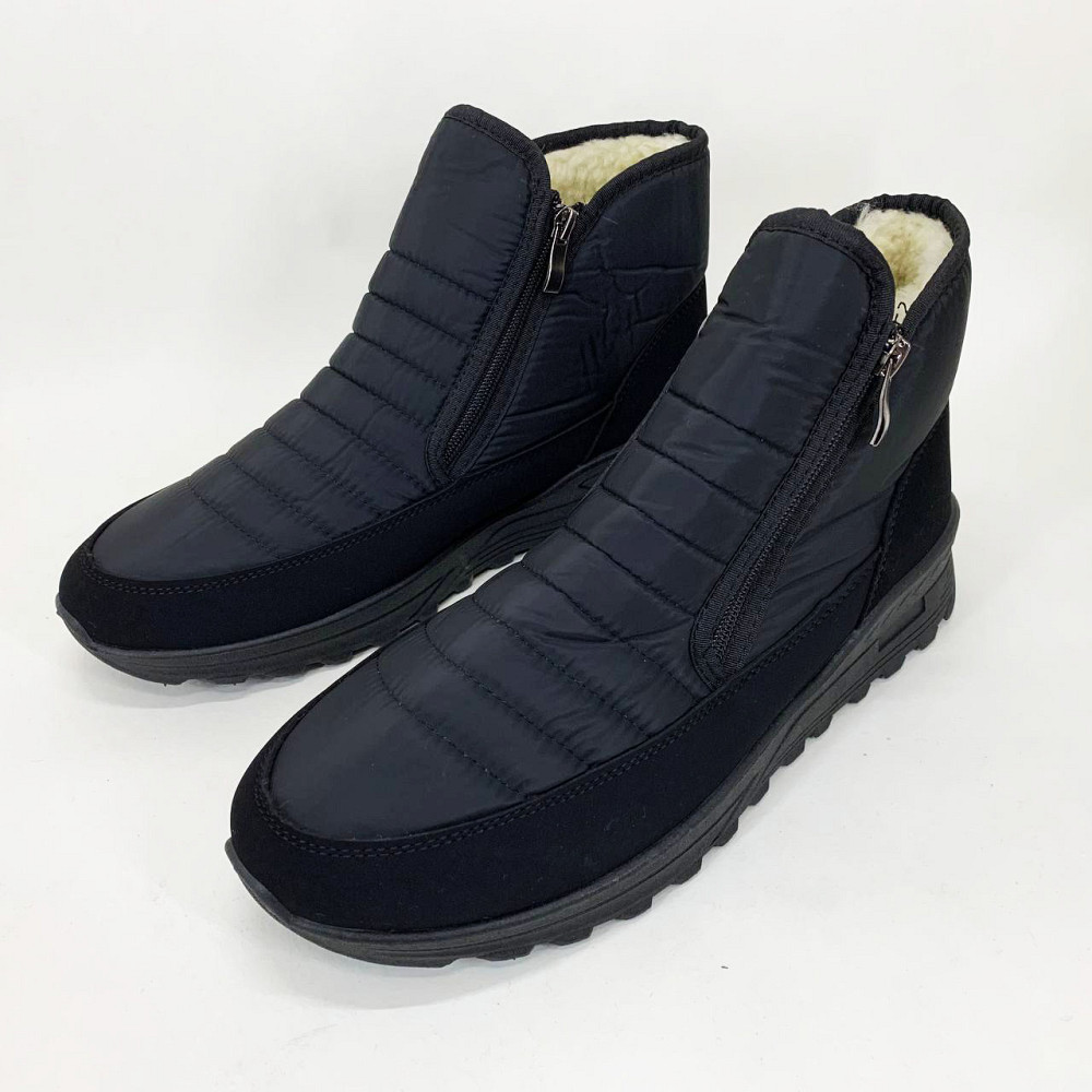 Черные ботинки для работы, Прочная обувь для мужчин, Ботинки робочие Легкие сапоги рыбалки WY-80 Львов - изображение 3