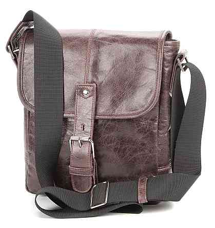 Сумка з натуральної шкіри Коричнева (SHVIGEL) Київ