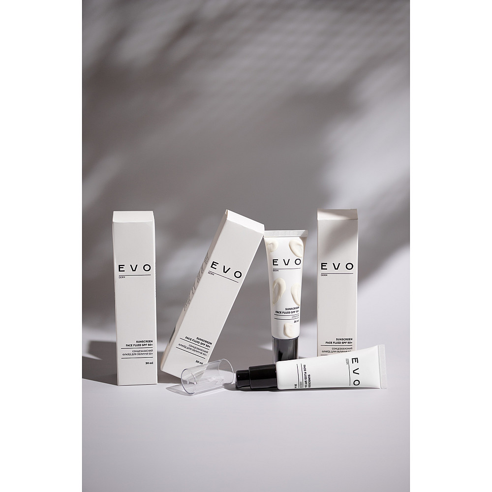 Солнцезащитный флюид для лица SPF 50 EVO derm 30 мл Киев - изображение 2