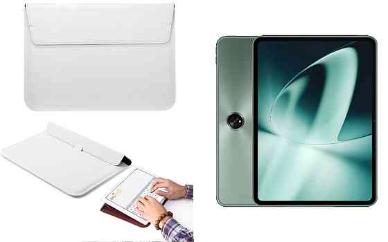Чохол-конверт VitoCase для OnePlus Pad, Pad 2, Pad Go, Pad Pro, з функцією підставки для планшета Білий Київ