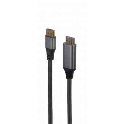 Кабель мультимедийный DisplayPort M to HDMI M 1.8m 4K60Hz Cablexpert (CC-DP-HDMI-4K-6) Винница