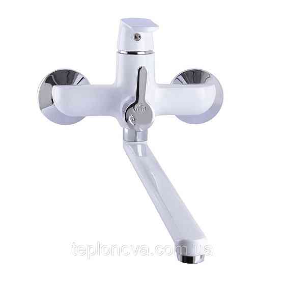 Змішувач для ванни Globus Lux Laguna GLA-0208-7-WHITE EURO Чернівці