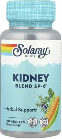 Комплекс для здоров'я нирок Solaray Kidney Blend SP-6 100 розт капс Київ