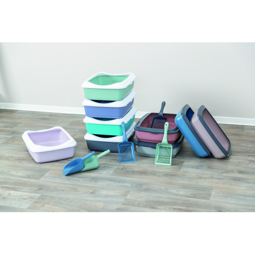 Туалет Trixie Mio для котят с бортами пластиковый прозрачный 38 x 12 x 50 см Киев - изображение 7