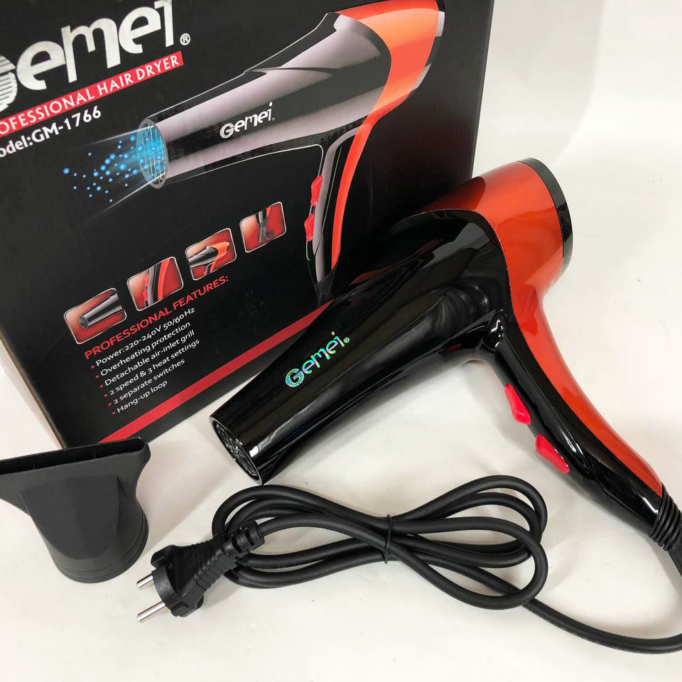 Фен для волос 2 режима температуры, Женский профессиональный фен для укладки волос ER-69 Львов - изображение 7