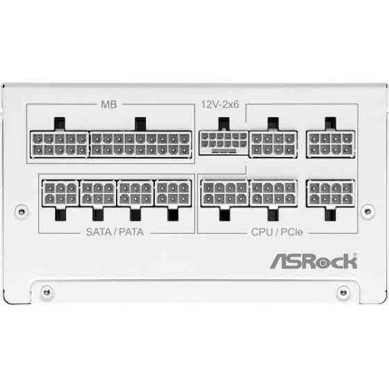 Блок живлення 1000W ASRock SteelLegend White SL-1000GW ATX 3.1 135mm, 80+ Gold, Fully Modular, Retail Київ