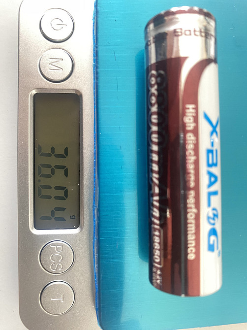 Аккумулятор Li-ion 18650 2400mAh 4.2V Purple X-Balog 2430/8707  для использования в фонарях, часах, ламп Одесса - изображение 10