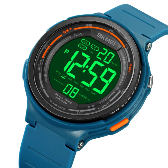 Чоловічий наручний годинник Skmei 1841 Блакитне озеро Київ