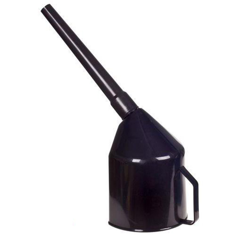 Лійка для палива з фільтр-сіткою пластикова чорна Київ - фото 1