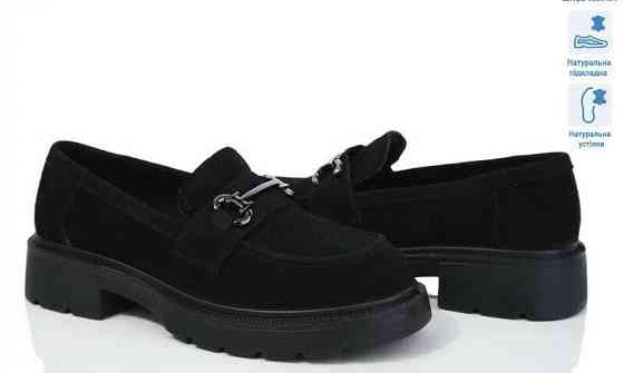 PLPS Туфлі жіночі PLPS R13-2 чорні (весна-осінь, замша натуральна) (6003) Коломия