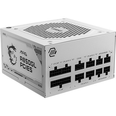 Блок питания MSI 850W (MAG A850GL PCIE5 WHITE) Винница - изображение 1