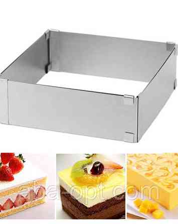 Форма раздвижная Квадрат (шт.).Aba-Opt Одесса