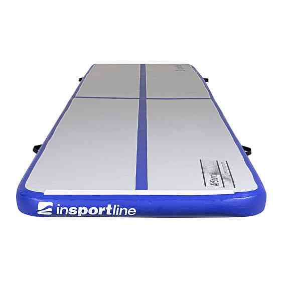 Килимок надувний Airtrack inSPORTline Airstunt 500x100 см сіро-синій Київ