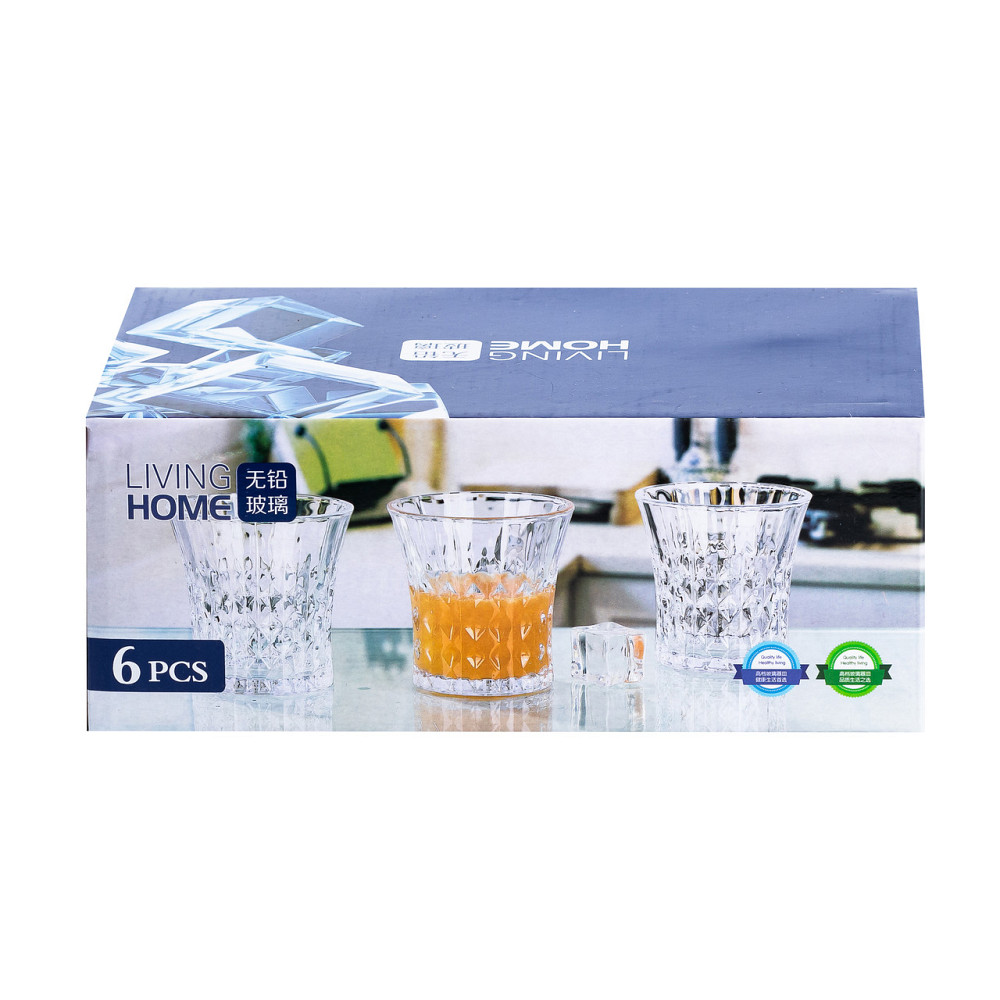 TS Kitchen Набір склянок 6 штук по 255 мл прозорий Киев - изображение 3