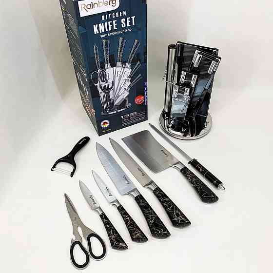 Хороші ножі для кухарів, Набір ножів зі стильним дизайном, Сталеві кухонні ножі, Відмінний набір ножів HG-53 Івано-Франківськ