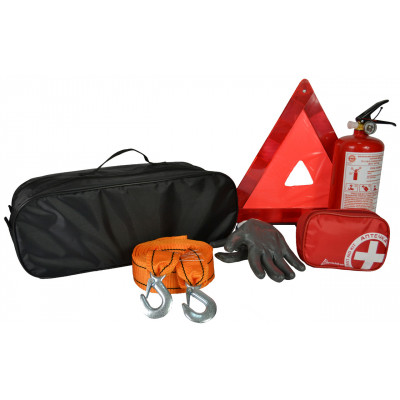 Набір техдопомоги Poputchik автомобіліста "Кроссовер" чорний (01-091) Вінниця - фото 1