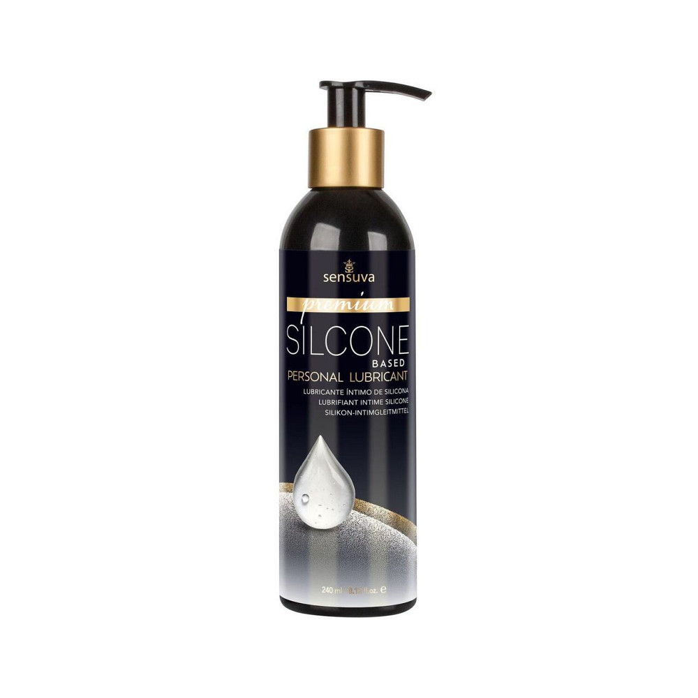 Силиконовая смазка Sensuva Premium Silicone (240 мл), без глицерина, парабенов и ментола Sex Aura Киев - изображение 1