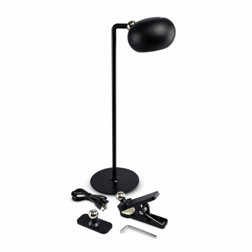 Лампа настільна LED 3W 3000-5500K 220V з акумулятором чорний VLE-TF18B Videx Житомир - изображение 8