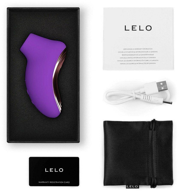 Звуковий стимулятор клітора LELO SONA 2 Travel Purple, тревел-версія, 12 режимів Sex Aura Київ - фото 3