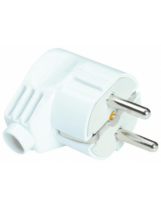 Вилка кутова із заземленням SVT-7335 Харків - фото 1