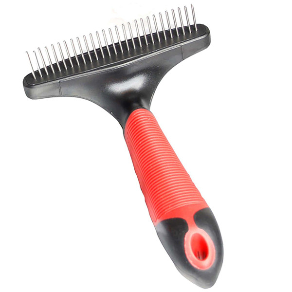 Flamingo Rake Rotating Teeth ФЛАМІНГО ГРАБЛІ ОДНОРЯДНІ зубці, що обертаються, гребінець для собак з довгою, жорсткою, кучерявою шерстю Київ - фото 1