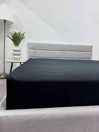 Простирадло на резинці 180х200 Ecotton Black Коломия