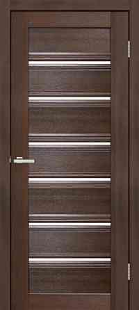 Міжкімнатні двері Оміс Dora 01 Каштан Європейський сатин 900х2000 мм Київ