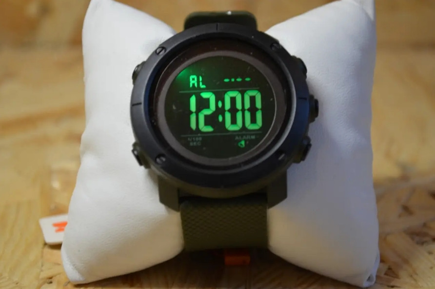 Чоловічий спортивний годинник Skmei 1426 Зелені з чорним циферблатом Вінниця - фото 5