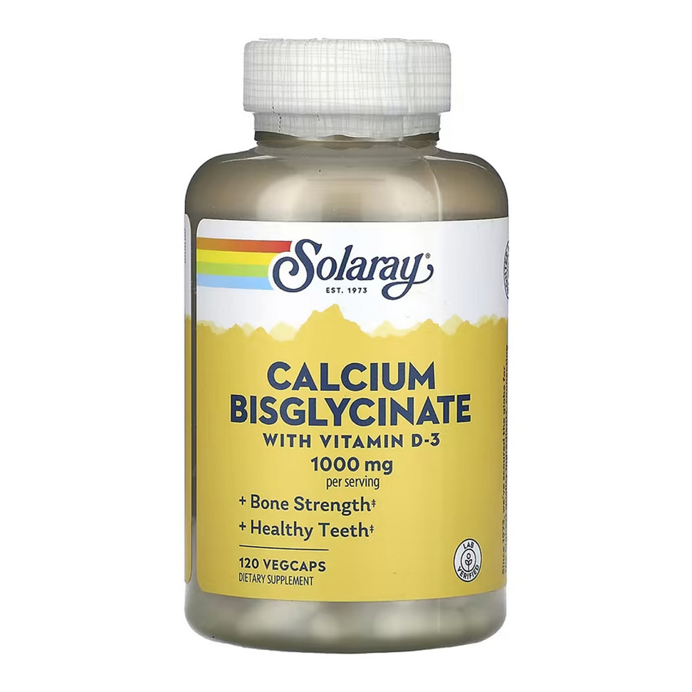 Calcium Bisglycinate with Vitamin D-3 1000mg - 120 vcaps Киев - изображение 1