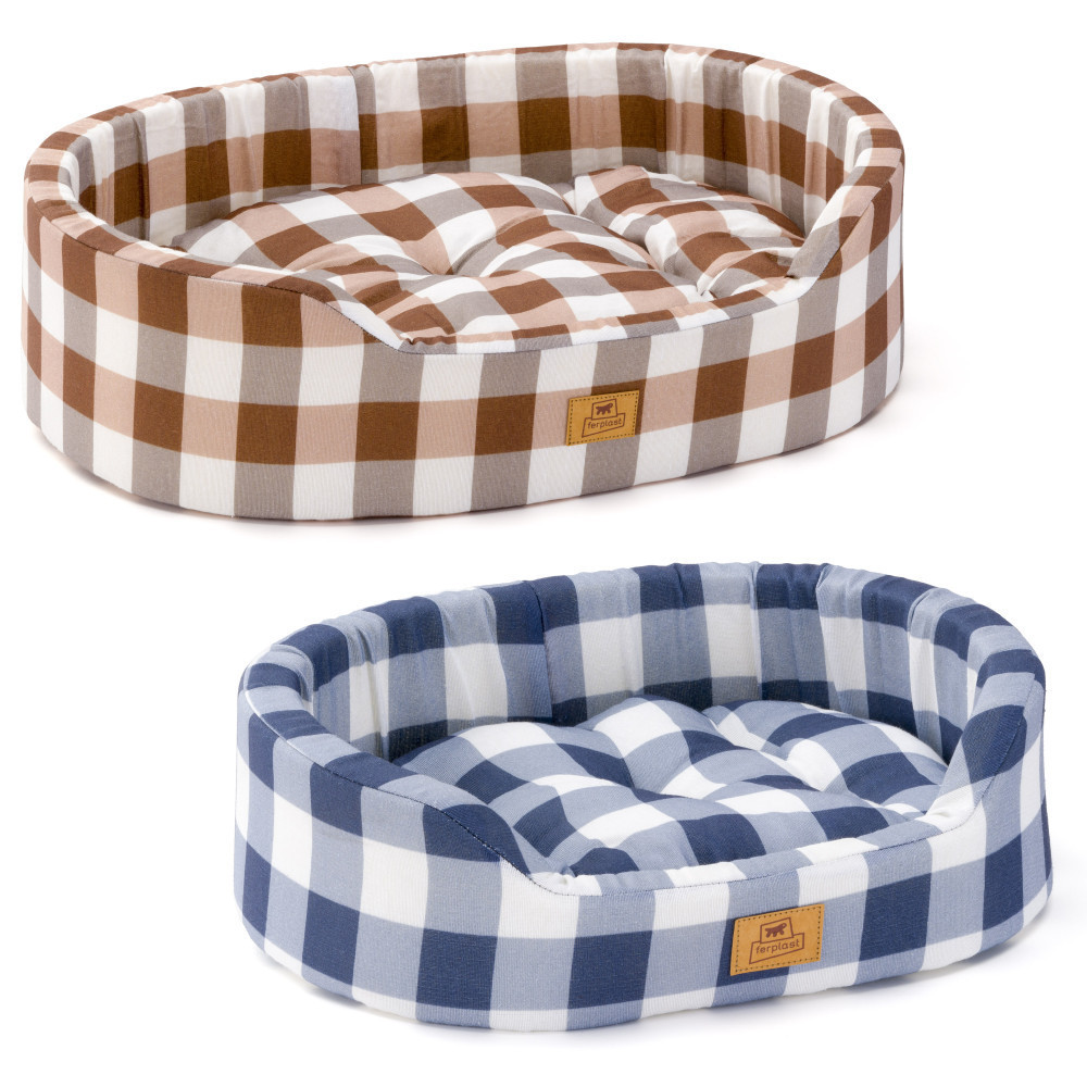 Ліжка - ліжко для собак і котів Ferplast Dandy C (Ферпласт Денді С) 80 x 55 x h 20 cm - DANDY C 80, синій Запоріжжя - фото 1