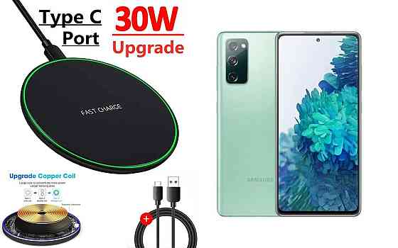 Беспроводное зарядное устройство Copper до 30W для Nothing Phone (2), USB-C, LED Киев