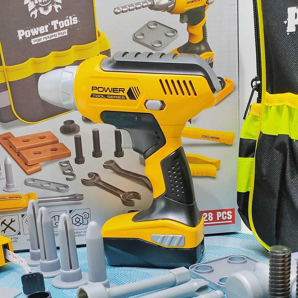 Набір інструментів 28 предметів у рюкзаку Жовто-чорний (T025) Чернігів - фото 2