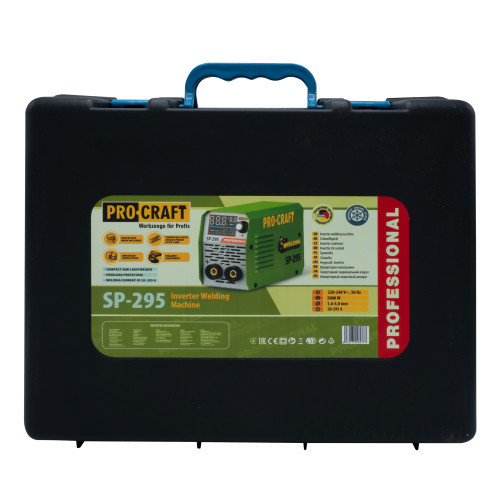 Інверторний зварювальний апарат Procraft SP-295 у кейсі — Гарантія 36 міс, німецька якість Львів - фото 10