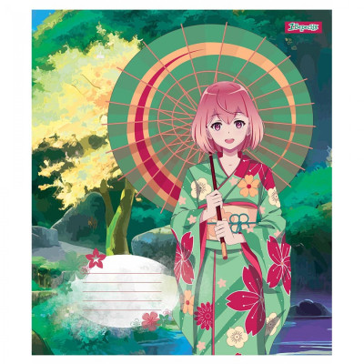 Зошит 1 вересня Sakura girls 12 аркушів лінія (766536) Вінниця - фото 1