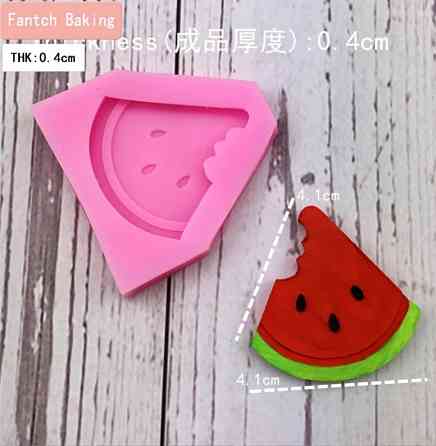 Молд "Кавун" - розмір форми 6*5,5 см, силікон Київ