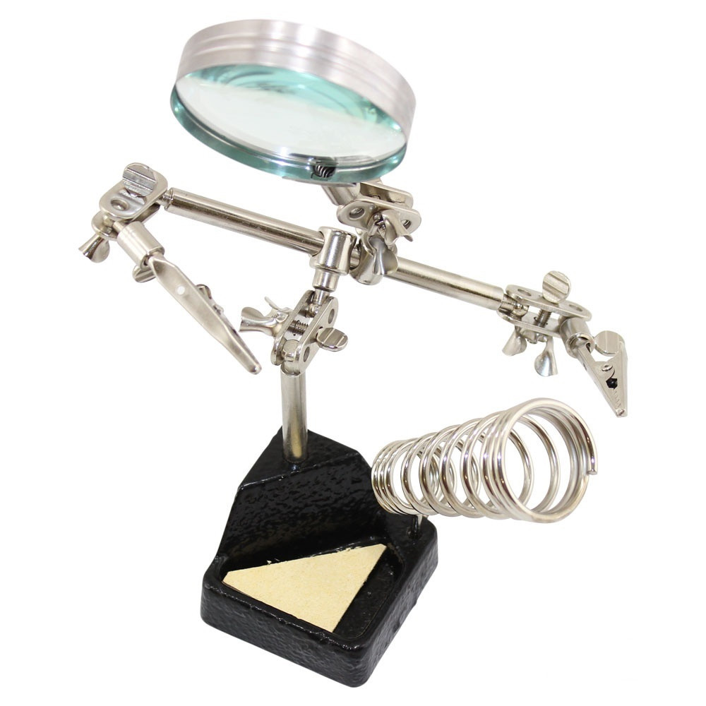 Маніпулятор Третя рука ZD-10G з підставкою, 3X збільшення, діаметр 60 мм Полтава - фото 1