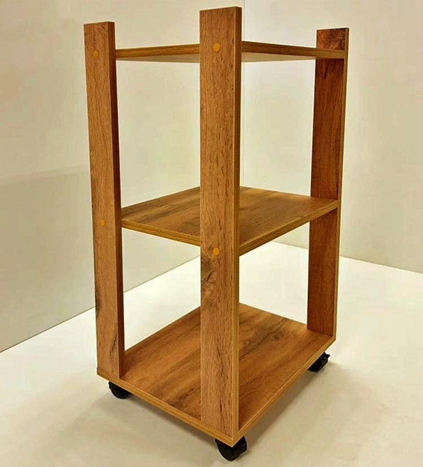 Этажерка для ванной на колёсиках 