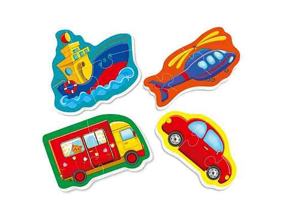Беби Пазлы Транспорт VT1106-96 ТМ VLADI TOYS Киев