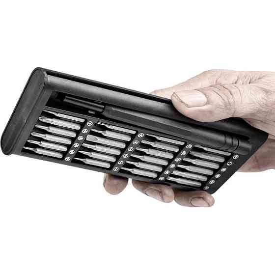 Прецизионная отвертка с 24 битами для электроники в кейсе набор инструментов Киев