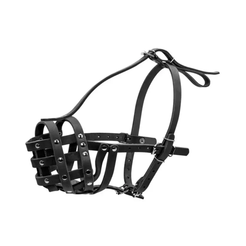 Намордник твердый CoLLaR (боксер малый) черный No 1 Киев - изображение 2