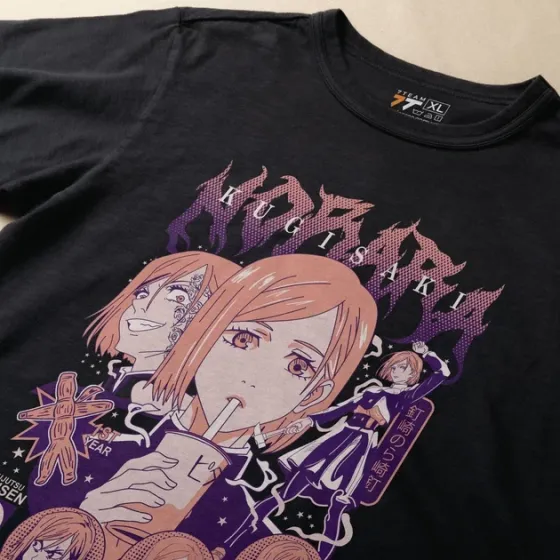 Футболка чоловіча з  принтом Магическая битва Нобара Кугісакі 2 Розмір 48 Anime0958 Дніпро