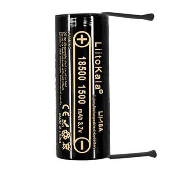 Акумулятор LiitoKala Lii-18A-N 18500 1500mah battery Київ