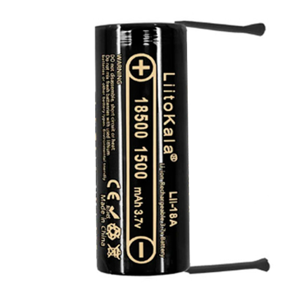Акумулятор LiitoKala Lii-18A-N 18500 1500mah battery Київ - фото 2