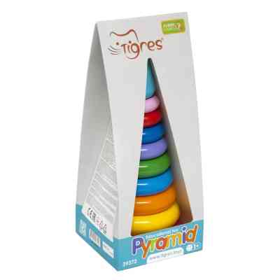 Развивающая игрушка Tigres Пирамидка ЛЮКС в коробке (39372) Винница